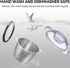 LINKChef Food Chopper, 5 Cup Food Processor Mini Electric, 1.2L 250W Meat Grinder with 4 Bi-Level Blades, Stainless Steel Mincer for Kitchen, Vegetable, Onion, Garlic, Salad, Baby Food, Fruit, Nuts