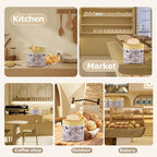 2 Pack Reusable Beeswax Bread Bag,Large Linen Sourdough Bread Bags,Freshness Can be Refrigerated Storage Sourdough Bags