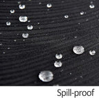 maxmill Jacquard Tablecloth Swirl Design Spillproof Wrinkle Free Heavy Weight Soft Table Cloth Decorative Fabric Table Cover for Outdoor and Indoor Use Oblong 60 x 120 Inch Black