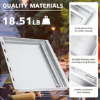 7637 Full-Size Griddle Insert for Weber Spirit I & II 200 Series Gas Grills, Flat Top Griddle for Spirit E210 E220 E215 S210 S220 Grill, Outdoor Indoor Griddle with Removable Handles