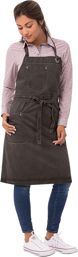Chef Works Unisex Dorset Bib Apron