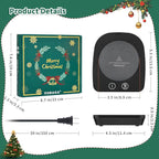 VOBAGA Coffee Warmer & Mug Warmer for Home Office Home Desk Use, Coffee Cup Warmer with 3 Temperature Settings for Coffee Tea Cocoa with Auto Shut Off After 4 Hours, Coffee Gifts