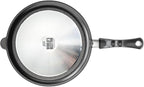 AMT Gastroguss The World´S [.] Frying pan Induction, Diameter 32 cm, Height 5 cm, cast Aluminium (Aluminium), Lotan® Non-Stick Coating for Fat-Free-Frying, AMZN-I-532-US
