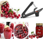 Cherry Pitter, Cherry Pit Remover Tool, Olives Pitter Cherry Seed Core Stoner Seed Tool with Lock Design, Durable Cherries Corer Fruit Pit Remover for Cherry Jam