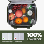 Maelstrom Tactical Lunch Box for Men, 23L Insulated Lunch Bag, Expandable Double Deck Cooler Bag, Lightweight Leakproof Tote Bag With Side Tissue Pocket, Suit For Men and Women, Army Green