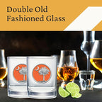 Heritage Pewter Palmetto Double Old Fashion | Double Rocks Glass 14 OZ for Liquor | Expertly Crafted Pewter Glass