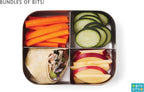 Stainless Steel Bento Box Lunch and Snack Container for Kids and Adults, 4 Sections