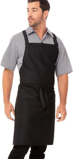 Chef Works Unisex Cross-Back Bib Apron