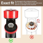 Reusable Aluminum Foils Lids for Vertuo Pods,Foil Lids Seals for Refillable Vertuoline Capsules Coffee Pods, for Nespresso VertuoLine Capsules/Machine(150 pcs)