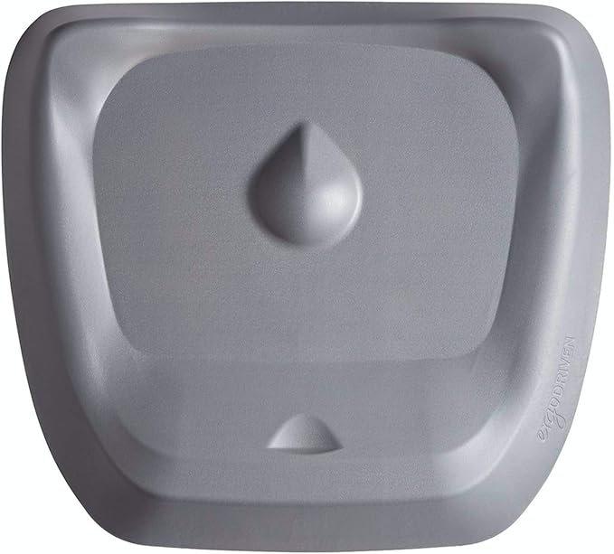 Topo Comfort Standing Desk Mat by Ergodriven | Not-Flat Anti-Fatigue Mat With Calculated Terrain | Office Accessories | Altostratus Grey