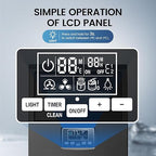 COWSAR Commercial Ice Maker Machine, 66Lbs/24H Stainless Steel Undercounter Ice Maker with 8Lbs Storage Capacity, Self-Cleaning Freestanding Ice Machine for Home, Bar, Restaurant, Office, Outdoor