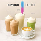 Zulay Kitchen Milk Frother Handheld with 2 Duracell AA Batteries – Electric Drink Mixer for Coffee, Lattes, Cappuccinos, Matcha & Hot Chocolate – Portable Foam Maker & Coffee Bar Accessory