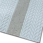 PIGCHCY Placemats Set of 8, Luxurious Elegant Placemats Non-Slip Washable Durable Table Mats for Home/Dining Room Decoration (White)