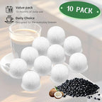 10 Pack Activated Carbon Water Filter Pods Replacement for Coffee Maker System