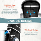 CHeflee Stand Mixer,660W 6+P With 6.5QT Stainless Steel Bowl,Dough Hook, Wire Whip & Beater,for Most Home Cooks,Black