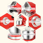 Stand Mixer, Kitchen in the box 3.2Qt Small Electric Food Mixer,6 Speeds Portable Lightweight Kitchen Mixer for Daily Use with Egg Whisk,Dough Hook,Flat Beater (Red)