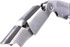 WineOp Professional Wine Opener Luxury Double Hinged Waiter's Corkscrew Wine Bottle Key - Cork screwer for Servers, Bartenders, Sommelier and Home Use | All-In-One Stainless Steel (White Resin)