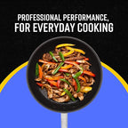 FSE 10" Professional Aluminum Fry Pan, Non-Stick Open Skillet, 3.0 mm Thick Aluminum Construction