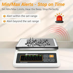 High Precision Scale IP67 Waterproof with Counting Function - 6lb, 0.001lb Digital Accurate Electronic Balance Scientific Scale - Ideal for Shipping, Mail - Weighs Gram, Pound, Kilogram