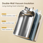 1000mL Portable Electric Kettle, 304 Stainless Steel Water Boiler with 4 Temp Settings, Keep Warm & Boil-Dry Protection, Electric Tea Kettle for Travel, Hotel, Camping (120V Outlets)