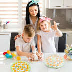 HANSGO Deviled Egg Containers with Lid, 3PCS Deviled Egg Platter Carrier Holder Trays with 66 Slots for Party and Home Kitchen, Green