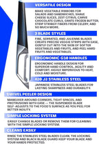 DALSTRONG Razor VX - I Straight Peeler - High Carbon Stainless Steel - Non Slip G10 Handle - Fine, Serrated & Julienne Blades Set - Premium Vegetable, Fruit, Potato Peeler for Kitchen