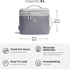 Hydro Flask Lunch Bag - Insulated Reusable Zipper Travel Lunchbox Lunchbag Food Container - Non-Toxic & BPA-Free