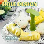 SHIKORI Steamer Basket,Stainless Steel Vegetable Steamer Basket Folding,Folding Expandable Steamers,Expandable to Fit Various Size Pot-T-Green 9 in