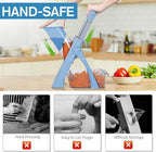 2025 Upgraded Version All-in-1 Mandoline Slicer for Kitchen & Adjustable Mandoline Slicer. Detachable Blade, Cut Slice, Strips, Dice, Shred and Chop, Versatile Kitchen Veggie Chopper