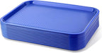 New Star Foodservice Fast Food Tray, Set of 12 (Blue, 14 by 18-Inch)