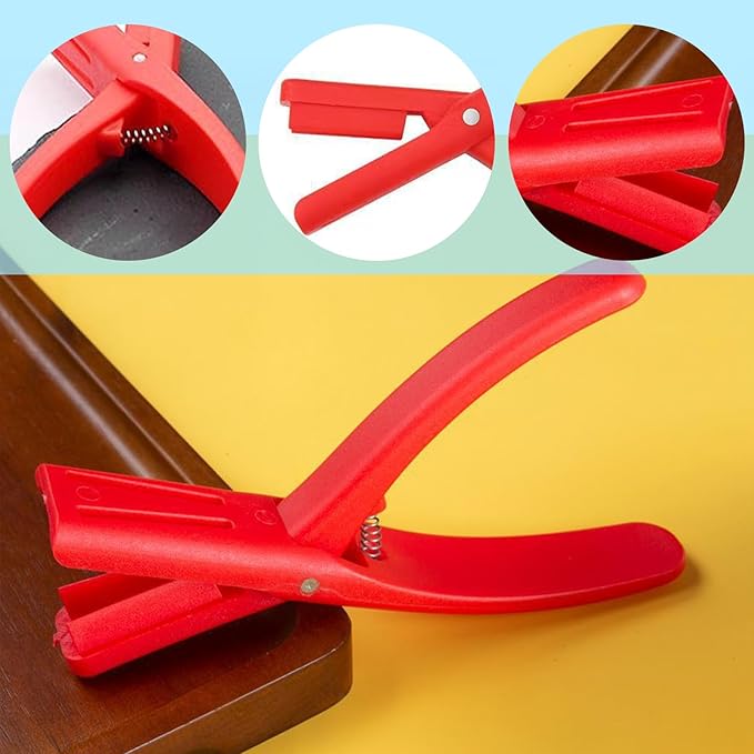 Crawfish Peeler Tool, Crayfish and Shrimp Shelling Device, Convenient and Smart Crayfish Sheller for Families and Restaurants (Red, 3 Pcs)