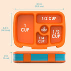 Bentgo Kids Prints Leak-Proof, 5-Compartment Bento-Style Kids Lunch Box - Ideal Portion Sizes for Ages 3-7, Durable, Drop-Proof, Dishwasher Safe, & PFAS & BPA-Free Materials (Planes)