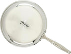 WINCO Tri-Ply Frying Pan, Silver, 10"