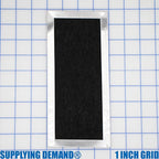 Supplying Demand DE63-30016G DE63-00367H 3 Pack Microwave Carbon Filter Replacement 4 x 8-3/4 x 3/8 Inches