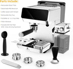 Cappuccino Machine Dual Boiler, Espresso Machines Dual Boiler 20Bar with Touchscreen, Automatic Milk Frother Compact Cappuccino Expresso Maker For For Home, Office