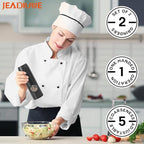 Electric Salt and Pepper Grinder Set of 2, Automatic Pepper Mill,USB Rechargeable, Adjustable Coarseness, One-handed Operation, Ceramic Burr, Refillable, Auto Grinders with Charging Base LED Light