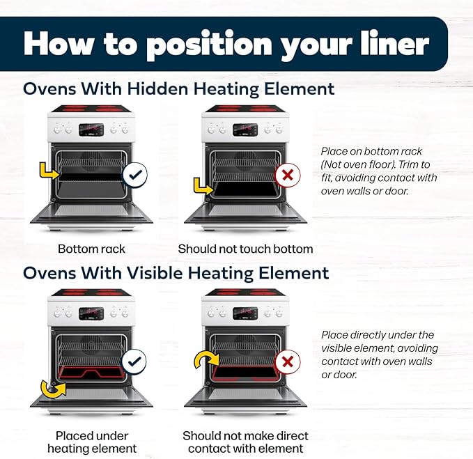 Cooks Innovations Toaster Oven Non Stick Liner & Crisper Set - Get Crispy Food Every Time - Easy Clean Up - Premium Crisping Sheet with Nonstick Oven Liner for Toaster Oven (9 x 11)