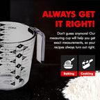 Chef Craft Select Plastic Measuring Cup, 4 Cup, Clear