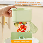 Suction Cup Sink Corner Rack, Sink Strainer Basket, 2025 New Upgraded Suction Cup Press Sink Drainer Basket, Auto-Dump Sink Strainer, Faucet Sponge Holder & Corner Food Catcher.