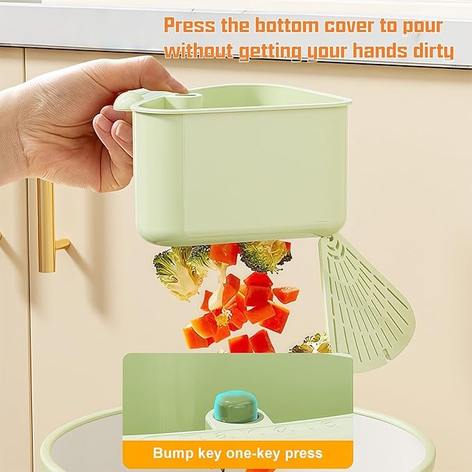 Suction Cup Sink Corner Rack, Sink Strainer Basket, 2025 New Upgraded Suction Cup Press Sink Drainer Basket, Auto-Dump Sink Strainer, Faucet Sponge Holder & Corner Food Catcher.