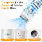 Sunvivi Portable Vacuum Sealer Machine for Food Storage & Preservation – Automatic Air Sealing System with Reusable Bags & Kitchen Accessories – Handheld Food Saver for Home, Sous Vide, White