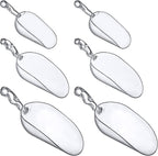 Amazing Abby - Elsa - Plastic Ice Scoops (6-Piece Set), Plastic Utility Scoops, 5/12/24-Ounce Capacity, BPA-Free, Food-Grade, Shatter-Proof, Perfect for Home and Commercial Use