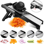 ZHANG XIAO QUAN SINCE 1628 Mandoline Food Slicer for kitchen, Adjustable Stainless Steel Mandoline Vegetable slicer Julienne, Onion Potato Chip French Fry vegetable slicer
