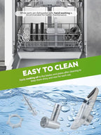 Meat Grinder Electric 3200W Heavy Duty Meat Mincer Chopper Machine Touch Control Multifunctional with Cutting Blade 3 Grinding Plates 3 Sausage Stuffers Kubbe Kit for Household&Commercial