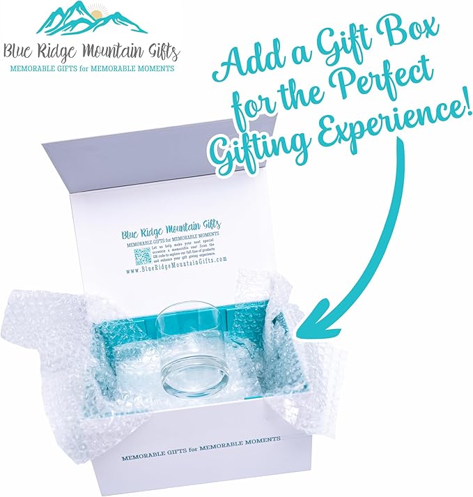 Blue Ridge Mountain Gifts - Thin Purple Line Whiskey Glass - Personalized Security Professional Glass, Security Officer Appreciation, Purple Line Merch, Custom Barware