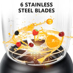 Bear Blender, 2025 New 700W Smoothie Countertop Blender with 40oz Cup for Shakes and Smoothies, 3-Speed for Crushing Ice, Puree and Frozen Fruit with Autonomous Clean