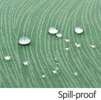 maxmill Jacquard Tablecloth Swirl Design Spillproof Wrinkle Free Heavy Weight Soft Table Cloth Decorative Fabric Table Cover for Outdoor and Indoor Use Square 60 x 60 Inch Sage Green