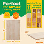 Riveira Maple Wood Cutting Board – Gourmet Maple Grandeur: 36 x 24 Wooden Cutting Board – Natural Wooden Cutting Boards For Kitchen Decorative – Innovative Juice Grooves Maple Wooden Chopping Board