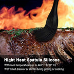 Walfos Silicone Basting Pastry Brush, Heat Resistant Pastry Brush, Perfect for Oil Butter BBQ Grill Baking Kitchen Cooking, Strong Steel Core and One-Pieces Design, BPA Free and Dishwasher safe (10")