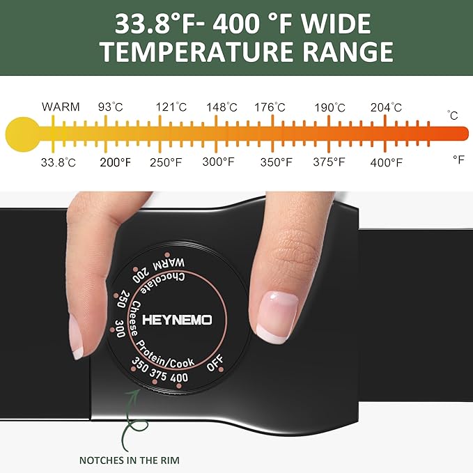 Electric Fondue Pot Set, 3 Quart Fondue Set for Melting Chocolate Cheese with 8 Color-Coded Forks, Adjustable Temp Control, 1000W Non-Stick Fondue Maker for Dessert, Broth and Oil